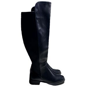 Lane Bryant Knee High Boots NEW 9W MSRP $89.95 Black Small Marks On Tops